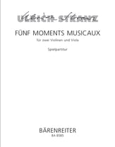 Funf Moments Musicaux cover